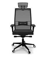 Samurai Black Edition New L2-9D chair, front view