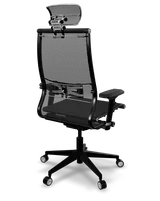 Samurai Black Edition New L2-9D chair, back view