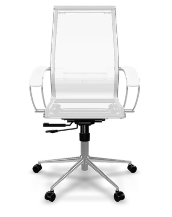 ErgoLife Set 9 mesh ergonomic office chair in white