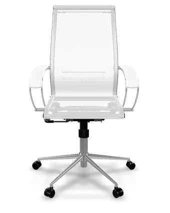 ErgoLife Set 9 mesh ergonomic office chair in white