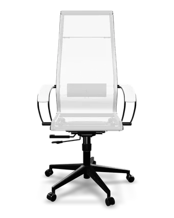 ErgoLife Set 7 mesh ergonomic office chair in white