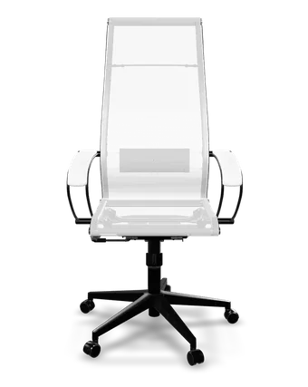 ErgoLife Set 7 mesh ergonomic office chair in white