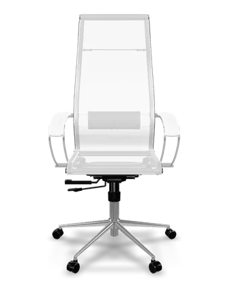 ErgoLife Set 7 mesh ergonomic office chair in white