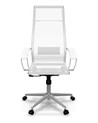 ErgoLife Set 7 mesh ergonomic office chair in white