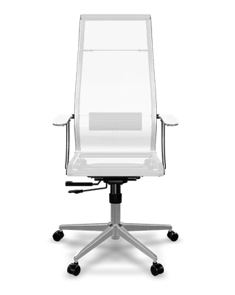 ErgoLife Set 7 mesh ergonomic office chair in white