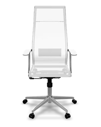 ErgoLife Set 7 mesh ergonomic office chair in white