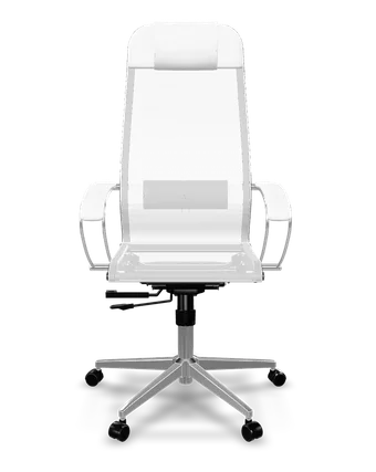 ErgoLife Set 4 mesh ergonomic office chair in white
