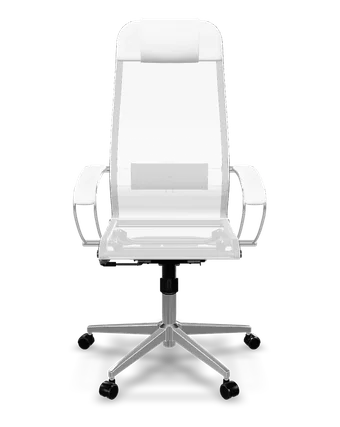 ErgoLife Set 4 mesh ergonomic office chair in white