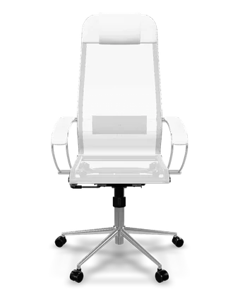 ErgoLife Set 4 mesh ergonomic office chair in white
