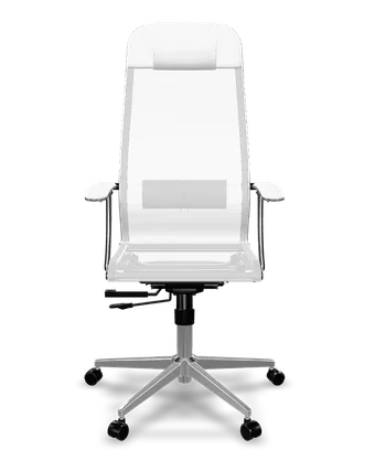 ErgoLife Set 4 mesh ergonomic office chair in white