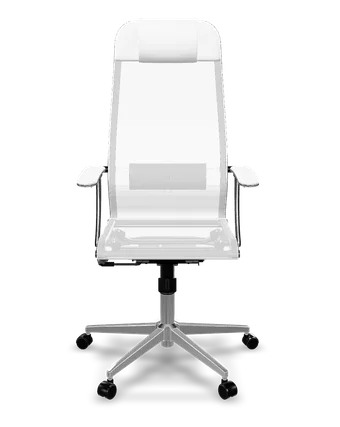 ErgoLife Set 4 mesh ergonomic office chair in white