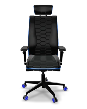 Samurai B2-62 fabric + eco-leather ergonomic office chair