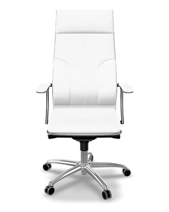 Samurai L1-11 eco-leather ergonomic office chair in white